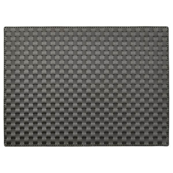 ORDENTLIG Place mat, black 46x33 cm