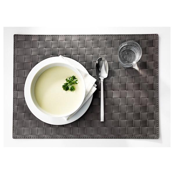 ORDENTLIG Place mat, black 46x33 cm