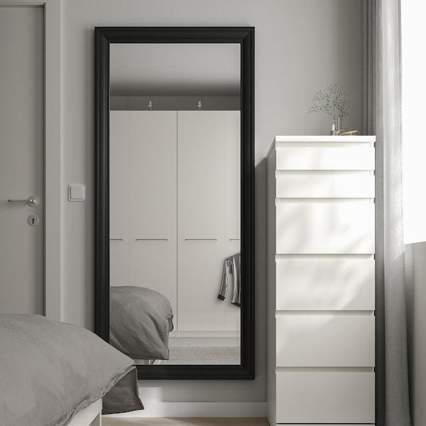 TOFTBYN Mirror, black 75x165 cm