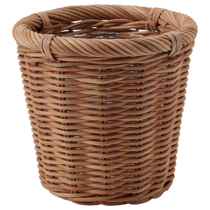 KAKTUSFIKON plant pot, rattan, 12 cm