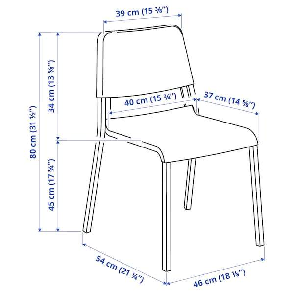 TEODORES Chair, light turquoise