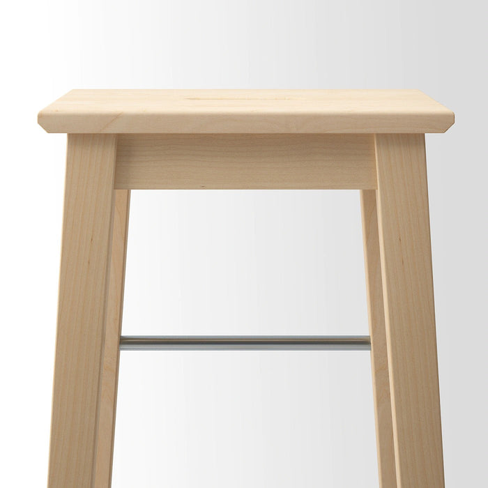 NILSOLLE Bar stool, birch 74 cm