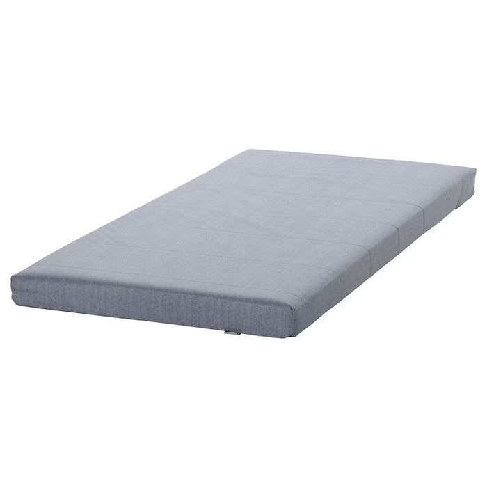 AGOTNES Foam mattress, firm/light blue, 90x200 cm