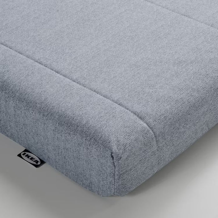 AGOTNES Foam mattress, firm/light blue, 90x200 cm