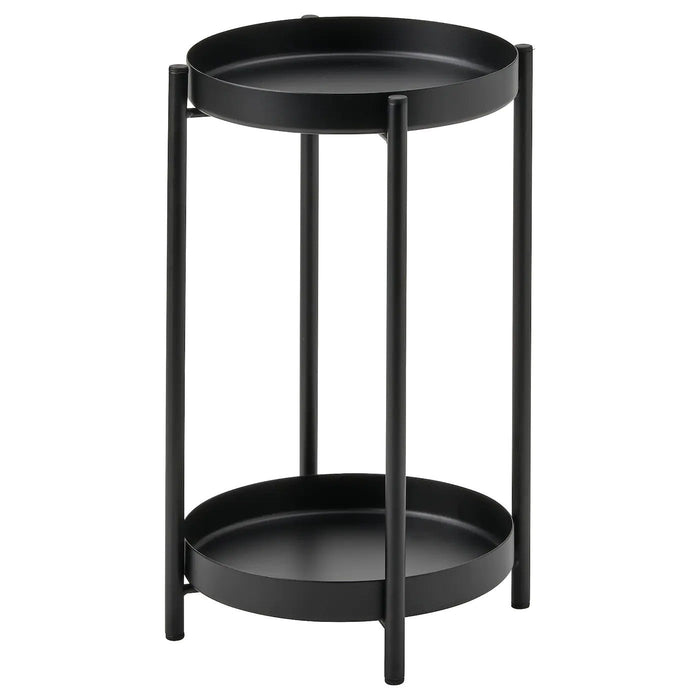 OLIVBLAD Plant stand, in/outdoor black 35 cm