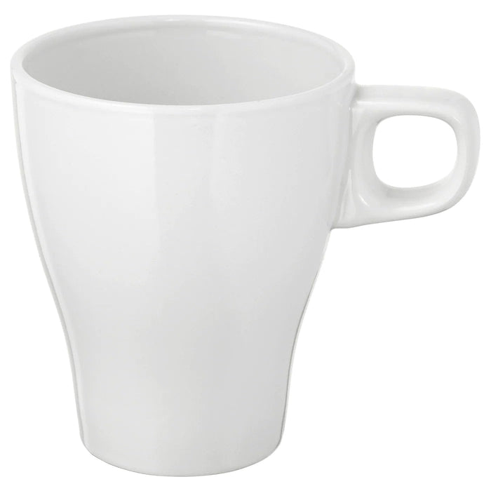 FARGRIK mug, stoneware white, 25 cl