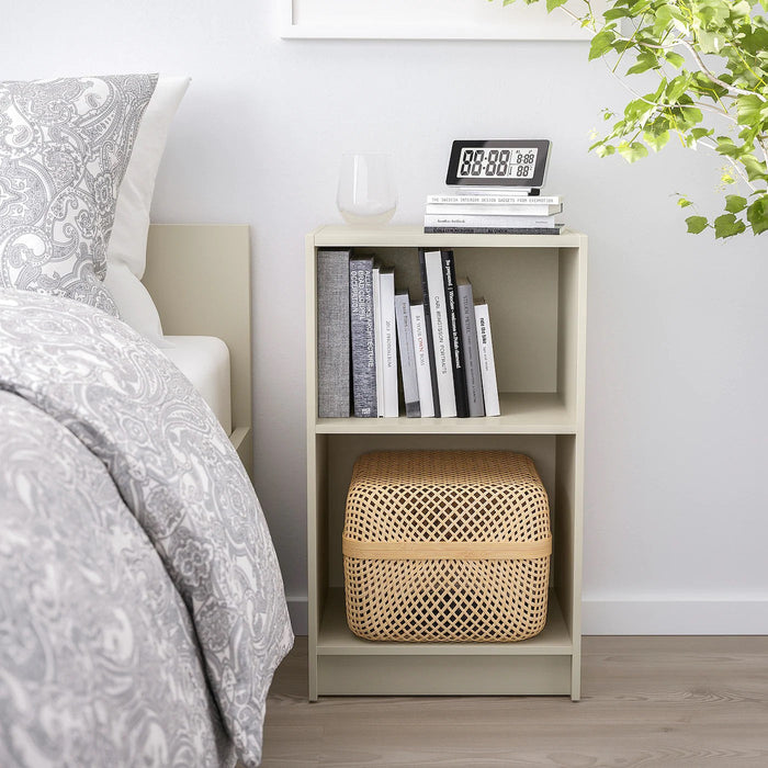 GURSKEN Bedside table, light beige 39x30 cm