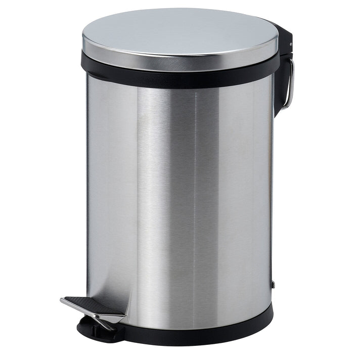 SNORPA Pedal bin, stainless steel 12 l