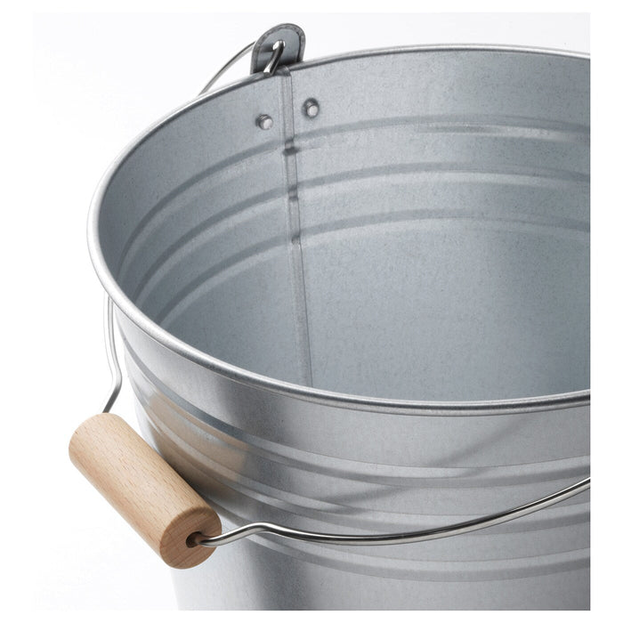 SOCKER Bucket/plant pot, in/outdoor/galvanised 10 l