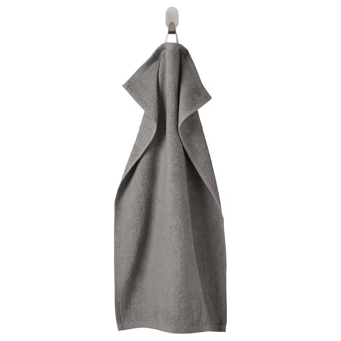 DIMFORSEN Hand towel, grey, 40x70 cm