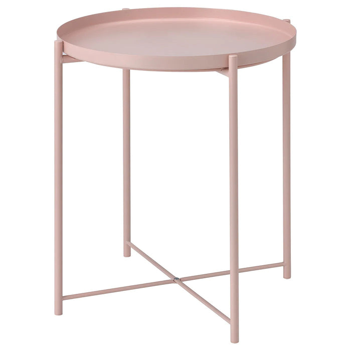 GLADOM tray table, pale pink, 45x53 cm