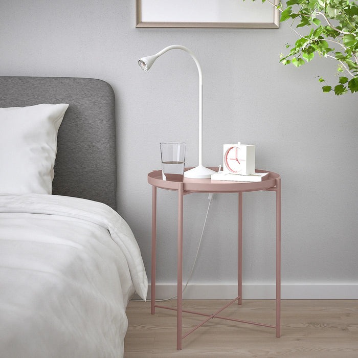 GLADOM tray table, pale pink, 45x53 cm