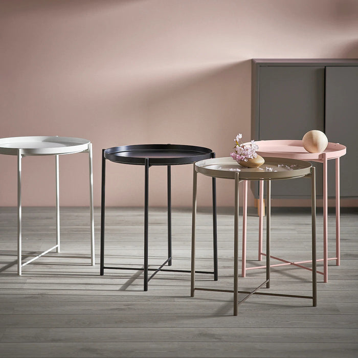 GLADOM tray table, pale pink, 45x53 cm