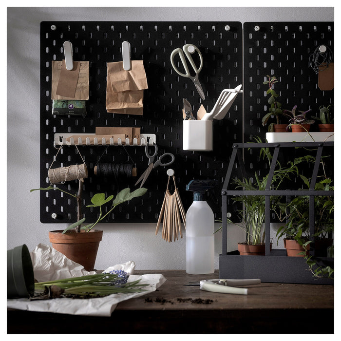 SKADIS Pegboard, black, 56x56 cm