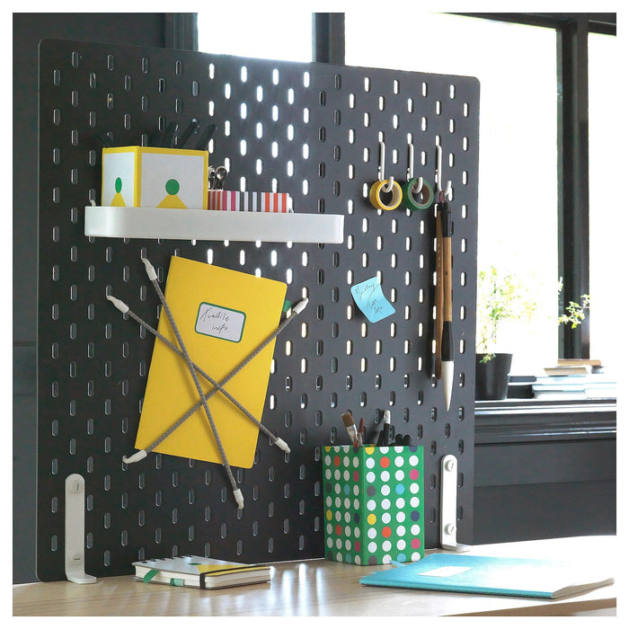 SKADIS Pegboard, black, 56x56 cm