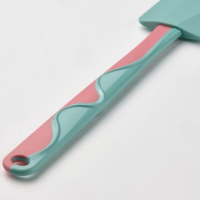 GUBBRORA Rubber spatula, turquoise/pink