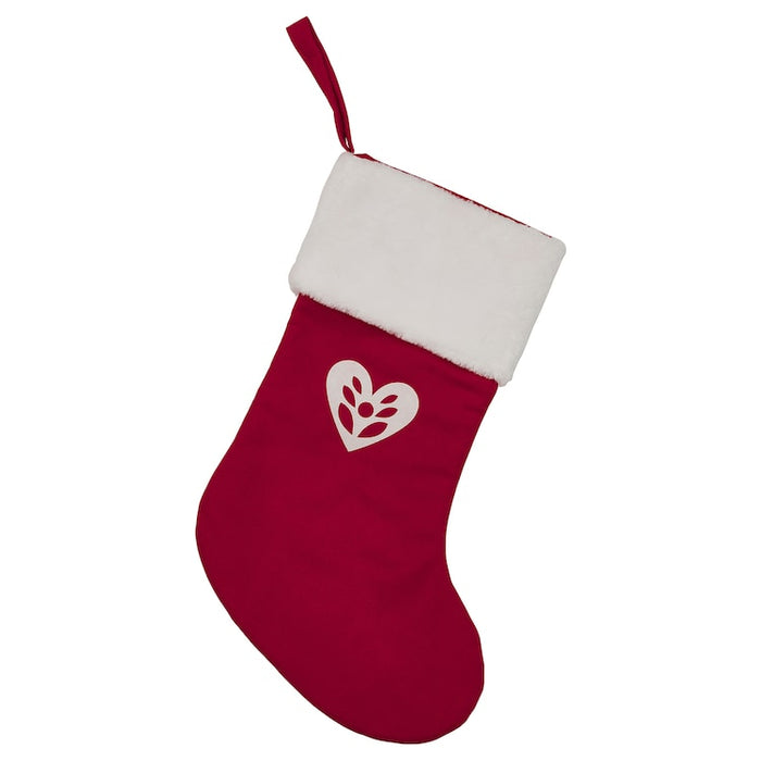 VINTERFINT Christmas stocking, red, 49cm