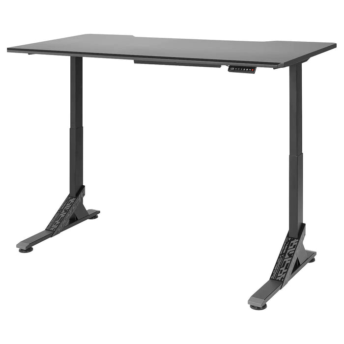 UPPSPEL Gaming desk, black 180x80 cm