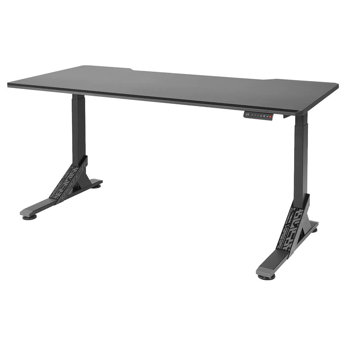 UPPSPEL Gaming desk, black 180x80 cm