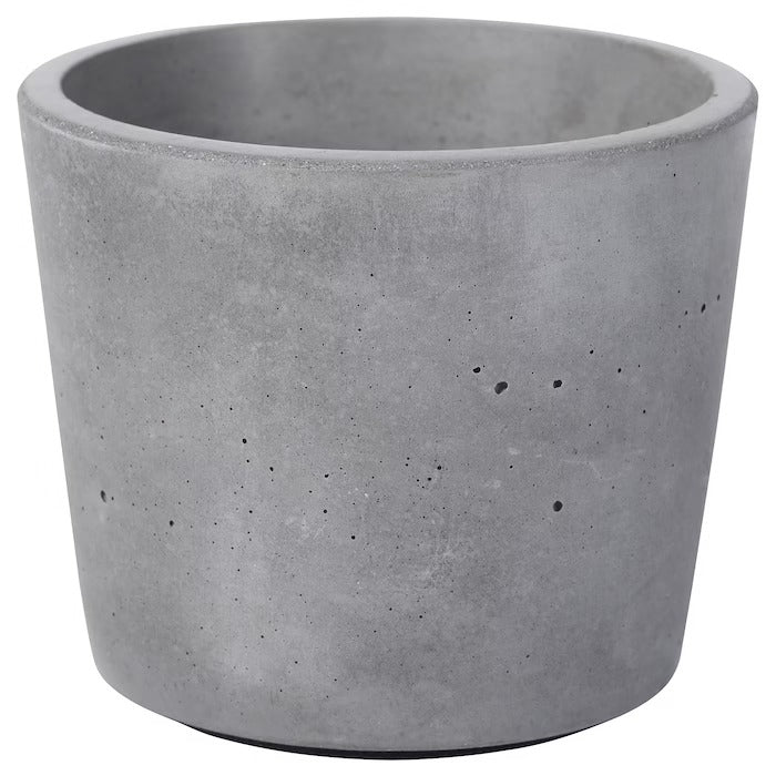 BOYSENBAR plant pot, in/outdoor light grey, 6 cm